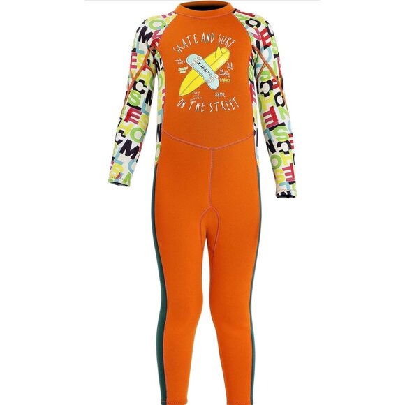 Happy Cherry Kid's 2.5mm Neoprene Wetsuit Thermal UV Protection One Piece Swimsu - Picture 2 of 12